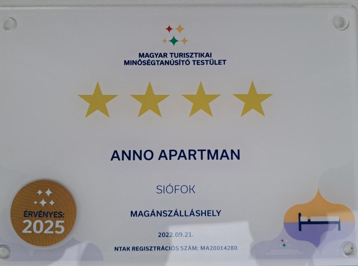 Anno Apartman Siófok Exterior foto